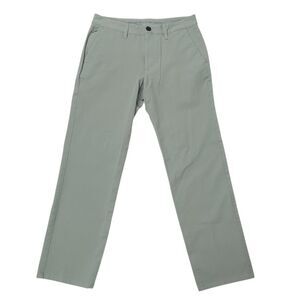 True Classic Men's Pants 31x28 Green Straight Leg Comfort Preppy Chino Office